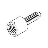 AMP Connectors - TE Connectivity 1339381-4 Accessories SCREWLOCK,RECPT,MINI-RJ21, 100 PC BAG