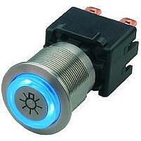 Schurter 3-101-015 Standard Switches 16A, 250VAC 22mm 1 POLE BLUE