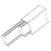 Amphenol FCI 10153301-20211LF Non-Stackthrough 2.5400 PC104,B2B CONN, DIP=3.4