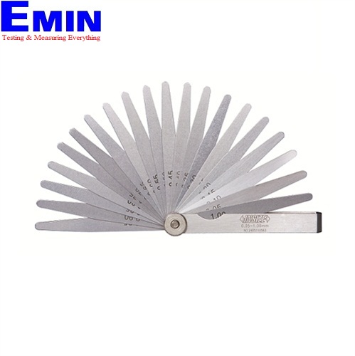 Feeler gauge used for checking narrow mechanical clearances