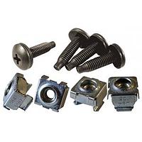 Hammond Manufacturing CAGKIT1032-50 10-32 Screw and Cage Nut Pack 10-32 CAGE NUT & BLK SCREW 50 PK