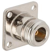 Amphenol RF 082-97-RFX Connectors 4 HOLE FLANGE JACK SOLDER CUP 50ohm