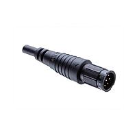 Amphenol LTW BD-06AMMM-LL6A02 Sensor Cables / Actuator Cables Ceres, Standard Size, Plastic, 5A, 06 pins, Male Connector, Male Contact, Straight, 2 Points Lock, Overmolded, Length 2000mm, IP66