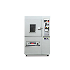 Calibration support for an ozone aging test chamber used in materials testing