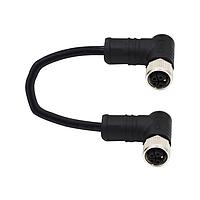 Amphenol LTW MSBP05FR-SBPFR-SBA05 Sensor Cables / Actuator Cables M12 Circular Metric Connector, B Code, Plastic, 4A, 05 pins, Female Connector, Female Contact, Right Angle-to-Right Angle, Screw Thread, Overmolded Double Ended, Length 500mm, IP68 / IP69K