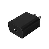 CUI Inc SWI20C-T-N Fixed Plugs ac-dc, 5 Vdc/3 A, 9 Vdc/2.22 A, 12 Vdc/1.66 A, SW, wall-plug, NA, USB type C, level VI