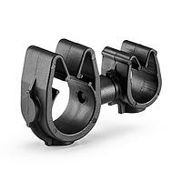 HellermannTyton 156-01666 MOC Clip to MOC Clip MOC Clip to MOC Clip, 8 mm, 12 mm, PA66HIRHSUV, Black, 2000/ctn