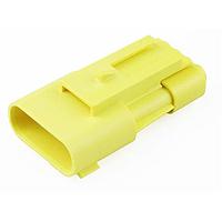 Molex 207778-1414 Plug Assembly 3.6 Sealed Plug Assembly 3.60mm Pitch 4 Ckts Single Row Glow-Wire Capable with Clipslot Key D Yl UL1015/UL1230 Compatible