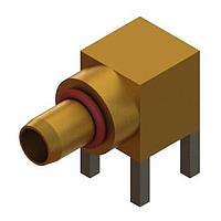 Amphenol SV Microwave 1412-60001-TD PCB Connectors BMMA M PCB, Tin Dip Thru-Hole Conn R/A