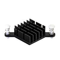Same Sky (formerly CUI Devices) HSB39-252509P BGA Heat Sink heat sink, BGA, 25 x 25 x 9 mm, 2 push pins w/ flange