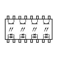 Renesas Electronics PS2805C-4-V-F3-A Transistor Output Optocouplers Optocoupler 16-pin SSOP