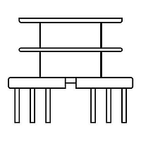 EPCOS B65812N1008D001 Ungapped COIL FORMER SUMIKON PM 9630