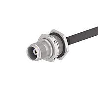HUBER+SUHNER 24_TNC-50-3-27/199_NE Coaxial Connectors Stainless steel 316L TNC straight bulkhead cable jack(f)