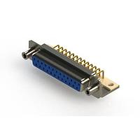 EDAC 630-M25-640-LT6 D-Sub Connectors - Standard Density Right Angle D-Sub Connector