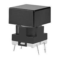 NKK Switches JB15HAP-2A Tactile Switches EXTND BLACK MOMENTRY