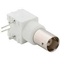 Amphenol RF 031-5486 PCB Connectors R/A PCB BLHD JCK 50 ohm WHITE VALOX