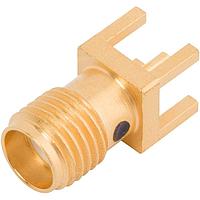 Amphenol SV Microwave 2985-6004 PCB Connectors SMA F PCB Thru-Hole Conn, 50-OHMS 1000