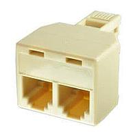AIM-Cambridge / Cinch Connectivity Solutions 32-1016 Modular 6C Duplx Adptr 1M-2F Ivory Bul