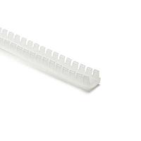 HellermannTyton FHD Grommet Strip Grommet, Panel Thickness 0.130''-0.189'', PA6, Natural, 82ft/pkg