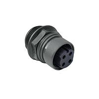 Bulgin PXP6011/04P/CR/0709 Cable Connectors 6000 SERIES INLINE CONNECTOR 4 POLE PLUG