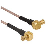 Amphenol RF 255104-08-12.00 RF Cable Assemblies MCX R/A Plug to R/A Plug RG-178/U 12in