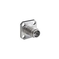 Bulgin RF185A4JCCA RF Connectors / Coaxial Connectors 1.85mm Jack Straight 4 Hole Flange RF Connector 0.23mm Sckt