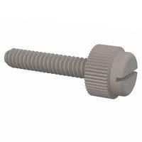 Essentra Components 090632068TEG Knurled Screw Slotted Thumb Screw, #6-32 Thread, 11/16 Lg