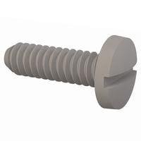 Essentra Components 010440B037 Machine Screw Binder Slotted Screw, #4-40 Thread,  3/8 in Lg