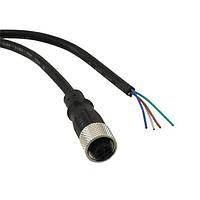Adam Tech SD-PMA04C-FFTBL-C7A-6FT Sensor Cables / Actuator Cables CBL 4POS FMALE TO WIRE 6'