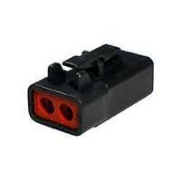 DEUTSCH - TE Connectivity DTP06-2S-E004 2-Way PLG, 2P, BLK, N