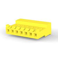 AMP Connectors - TE Connectivity 3-643818-7 Receptacle Housing CLOSED WITH TABS 7P L.R. yellow 20 AWG