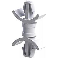 Essentra Components DLCBS5-5-01 PCB Support CB Spt,Dual Lck,Natural,5/16 in Spc