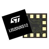STMicroelectronics LIS2DUXS12TR Accelerometers Ultralow-power accelerometer with Qvar, AI, & anti-aliasing