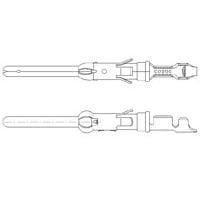 AMP Connectors - TE Connectivity 5-163085-2 Standard Circular Contacts .062 PIN TYPE III Contact