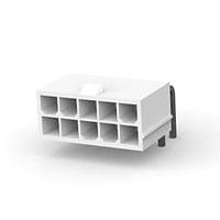 AMP Connectors - TE Connectivity 1-1586042-0 Shrouded 10P VAL-U-LOK R/A HDR V0