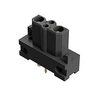 Amphenol Positronic DF07F30 Connectors DragonFly Gold Plating 7 Pos 16 AWG Copper Alloy Female Straight Angle 2 Row