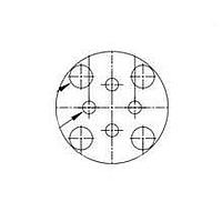 BIVAR 118-055 LED Mounts Perm-O-Pad Round TO-18 Mnt White