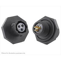 Eaton Souriau-Sunbank UTS78E3SM12 Receptacles Plastic threaded receptacle, without backshell, with 3 female solder contacts, IP68/69K in unmated conditions