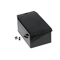 Hammond Manufacturing 1591TF2BK Flanged Enclosure ABS w/Bottom Flange 4.7x2.2x3.2" Black