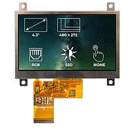 Riverdi SM-4.3A480272TFWN00 TFT LCD Displays 4.3", RGB, frame, no touch