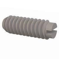 Essentra Components 011024S050 Set Screw Set Screw, Slotted Head, #10-24 Thread, 1/2 Lg