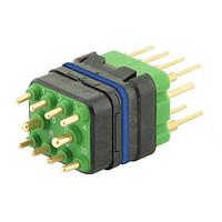 Eaton Souriau-Sunbank 8MQ2M9910RDES046E Modular Connectors - Push Pull MQuick module, sealed, with male straight PCB contacts, delivered with cap