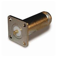 Amphenol RF 172187 Connectors N STRAIGHT JACK 4 HOLE FLANGE RECPT