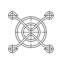 Sunon FG-4 Guard Fan Finger Guard, 40mm, Metal