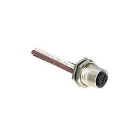 Amphenol LTW M12T-04PFFS-SF8BA0 Sensor Cables / Actuator Cables M12 Circular Metric Connector, T Code, Metal, 12A, 04 pins, Female Connector, Female Contact, Hexagonal, Screw Thread, Solder, Receptacle With Cable/Wire, Length 1000mm, IP68 / IP69K