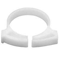 HellermannTyton SNP2810H4 Conduit Clips Snapper Hose Clamp, 1.11 - 1.27" Bundle Diameter, POM, White, 500/pkg