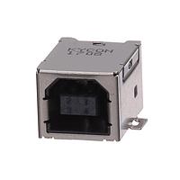 Kycon KUSBX-SMTBS1NBTR USB Type B Connectors D/AVR 29 CONN B/L PP 440 THRD INS BLK