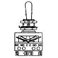 Honeywell 64AT22-7 Toggle Switches 4PDT 3POS QC TERM STD LVR TOGGLE SW