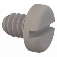 Essentra Components 010632P018 Pan Slotted Pan Slotted Screw, #6-32 Thread, 3/16 Lg