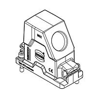 HARTING 19405101612 Hoods 10B HPR Compact Hood, LC (narrow), Screw Locking, 45deg Entry, M32
